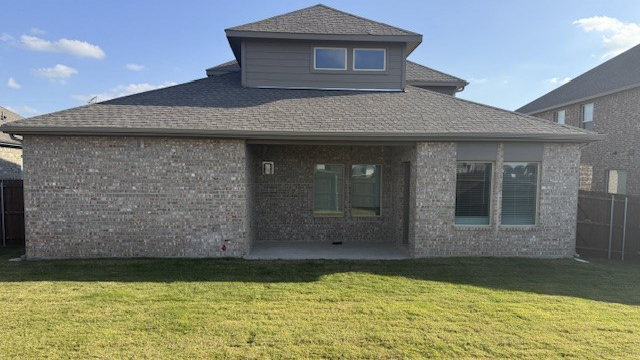 exterior of the back of the home