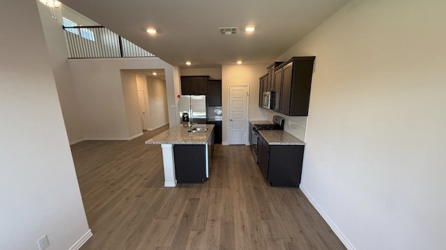 dining and kitchen area