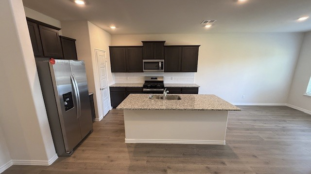 kitchen and dining area