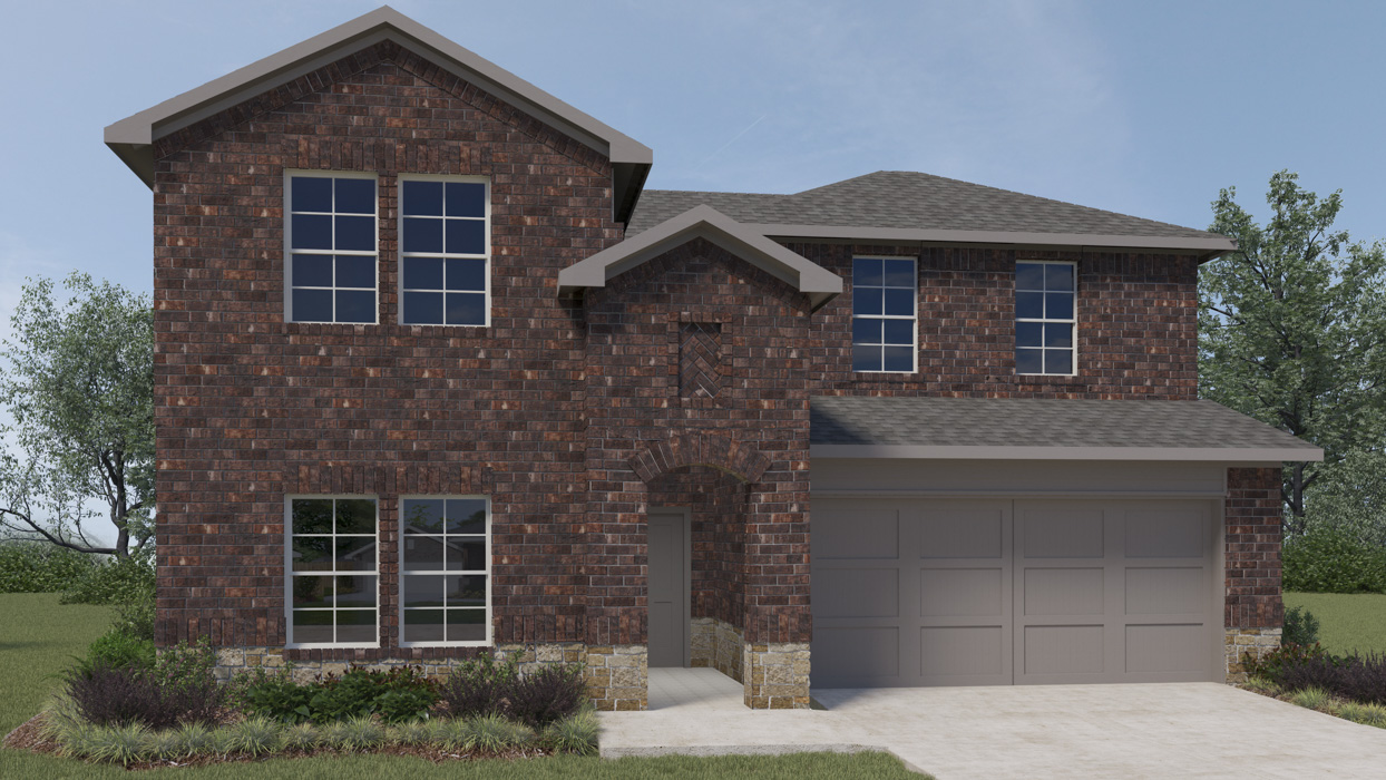 rendering of two story home
