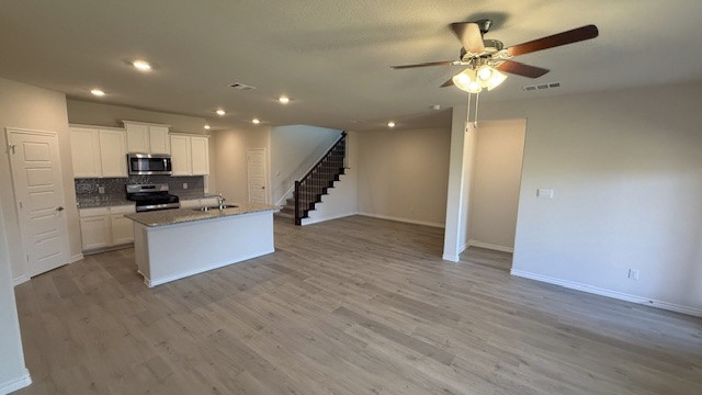 open concept living area