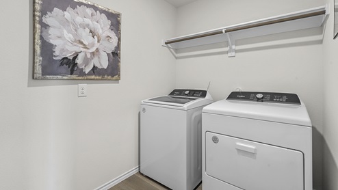 1304 Quest Bridge Road utility area with washer and dryer