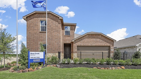 1308 Quest Bridge Road exterior with beautiful red brick and two story