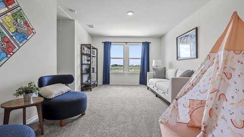 1308 Quest Bridge Road secondary bedroom with natural lighting and carpet