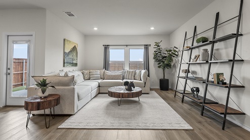 1308 Quest Bridge Road open concept living area with hardwood floors