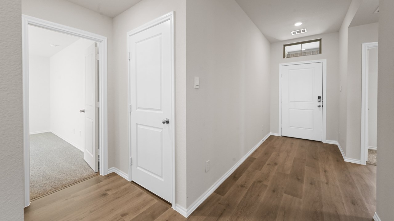 elongated entry hallway