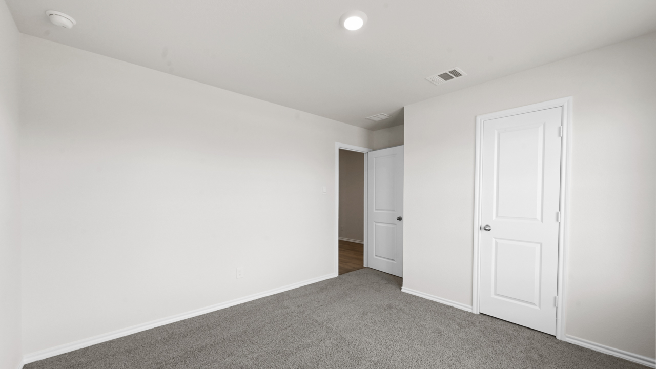 large bedroom with closet