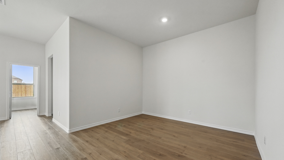 dining area with hardwood floors