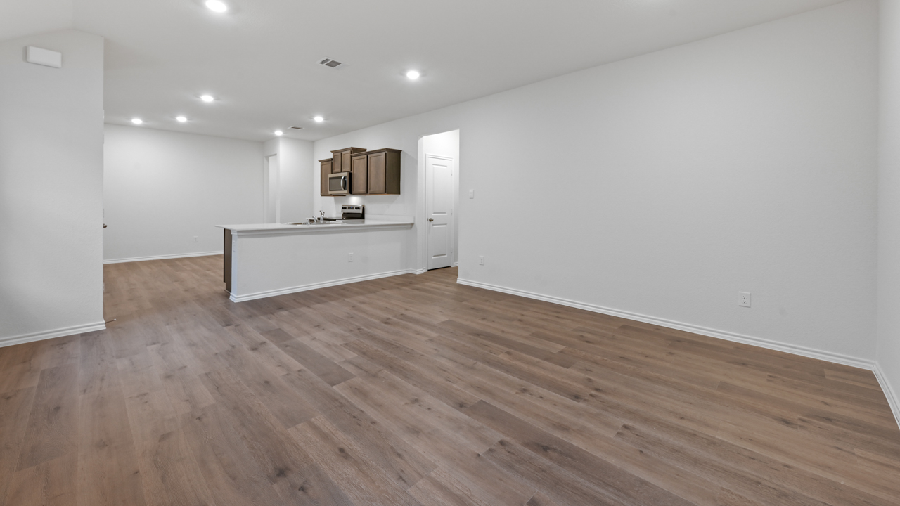 open concept living area