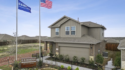 2015 Wildcat Trail model home at Wildcat Ranch in Crandall, TX exterior