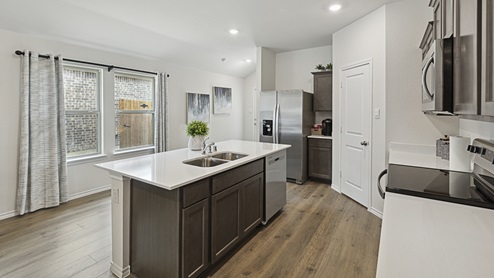 Model home - 2017 Wildcat Trail at Wildcat Ranch in Crandall, TX kitchen