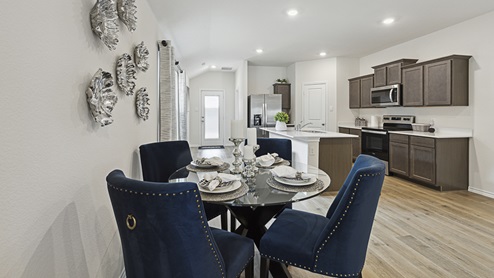Model home - 2017 Wildcat Trail at Wildcat Ranch in Crandall, TX dining area