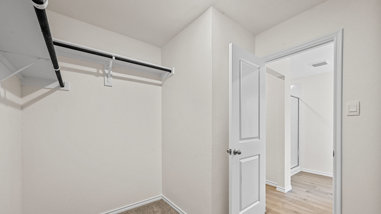 primary bedroom closet