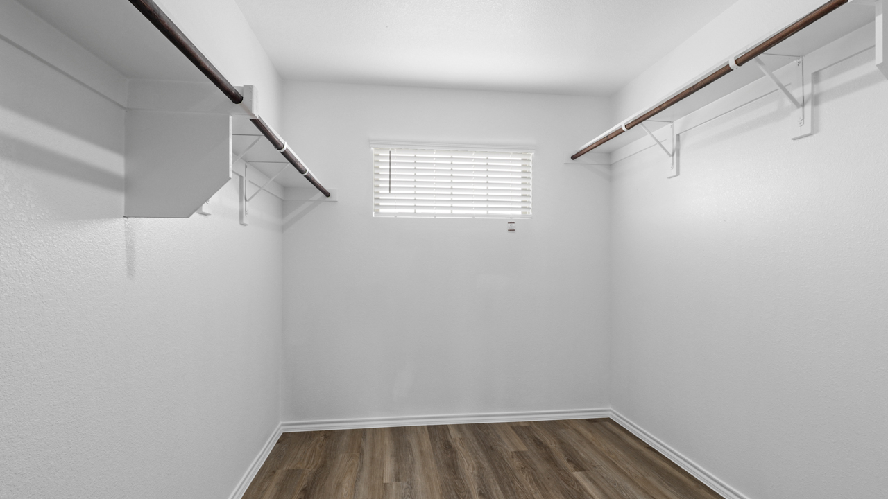 primary bedroom closet