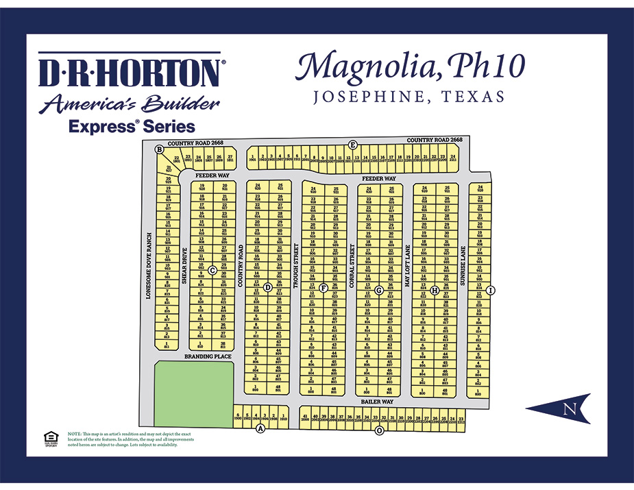 New Homes in Magnolia Josephine, TX D.R. Horton