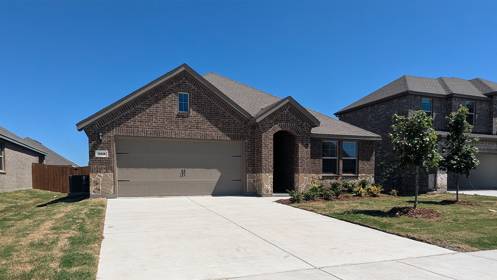 front of home