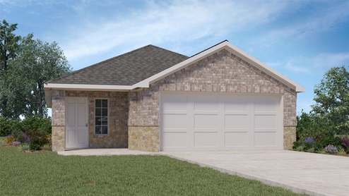 X30B Floorplan in Wildcat Ranch of Crandall B Elevation