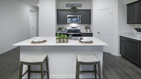 Valor farms amenities model kitchen