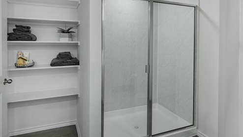 Valor farms amenities model large bathroom