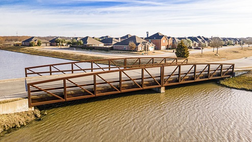 Valor farms amenities entry bridge