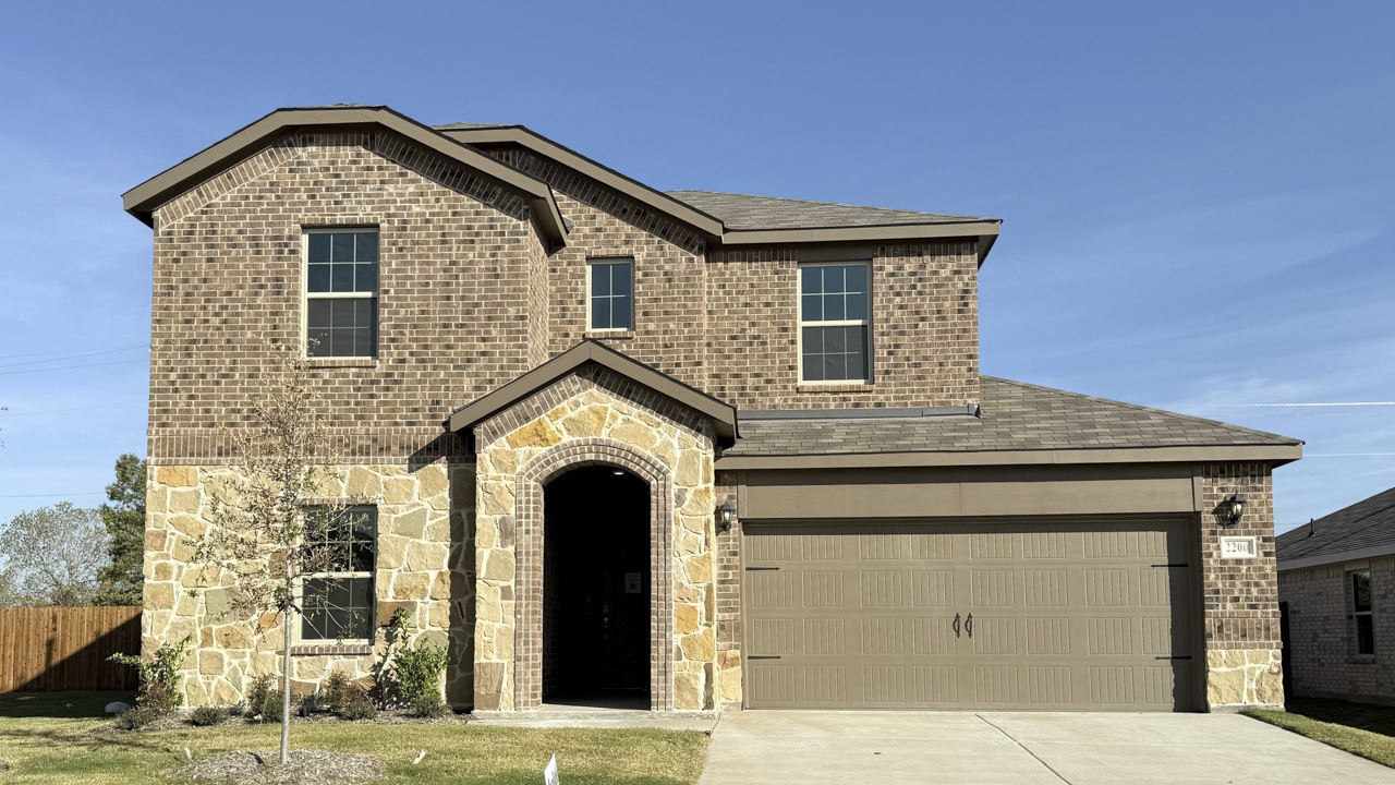 Two story home with 2 car garage