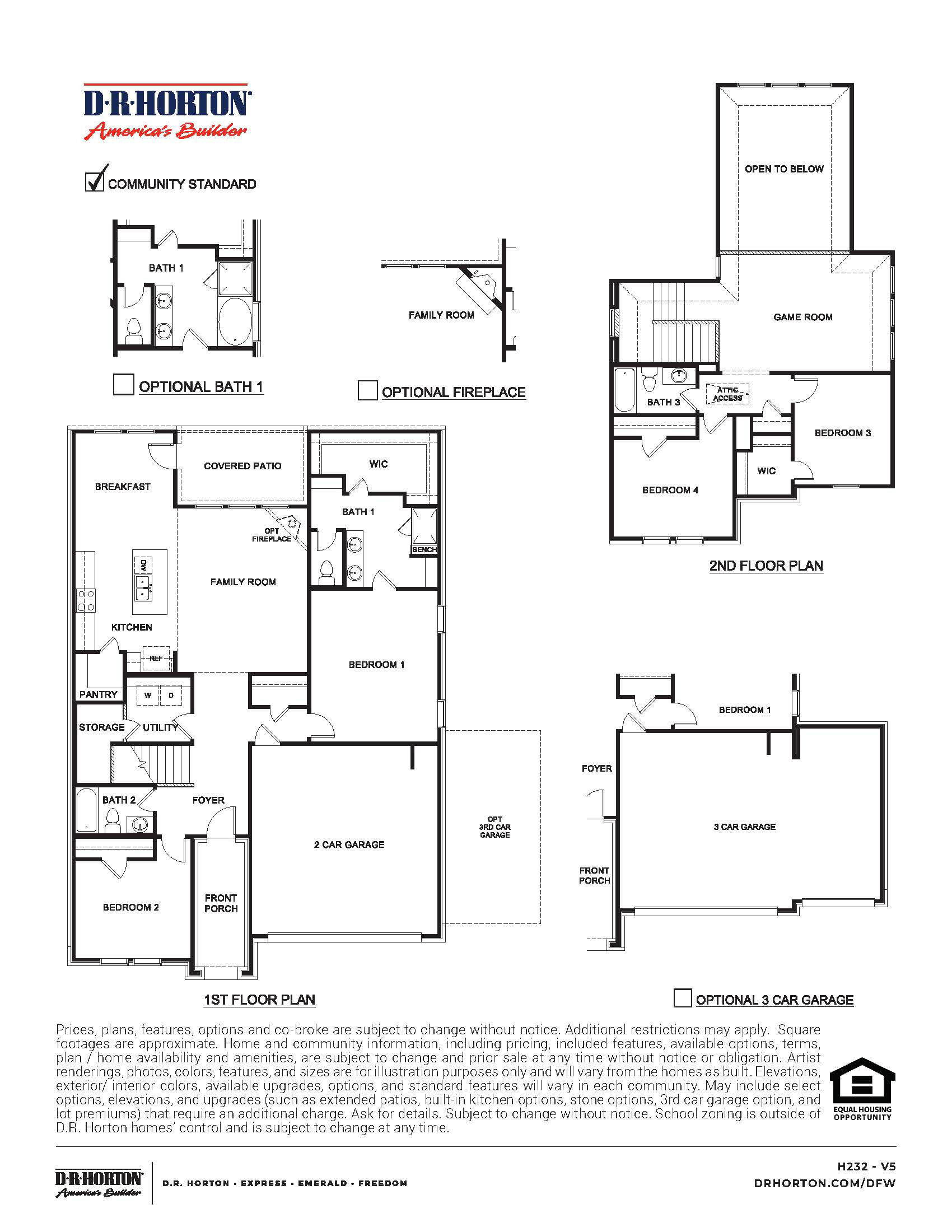 D R Horton Floor Plans Texas 59 - 1dxhywy