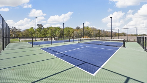 large pickle ball courts