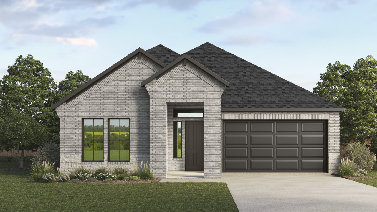 a rendering of a one story home