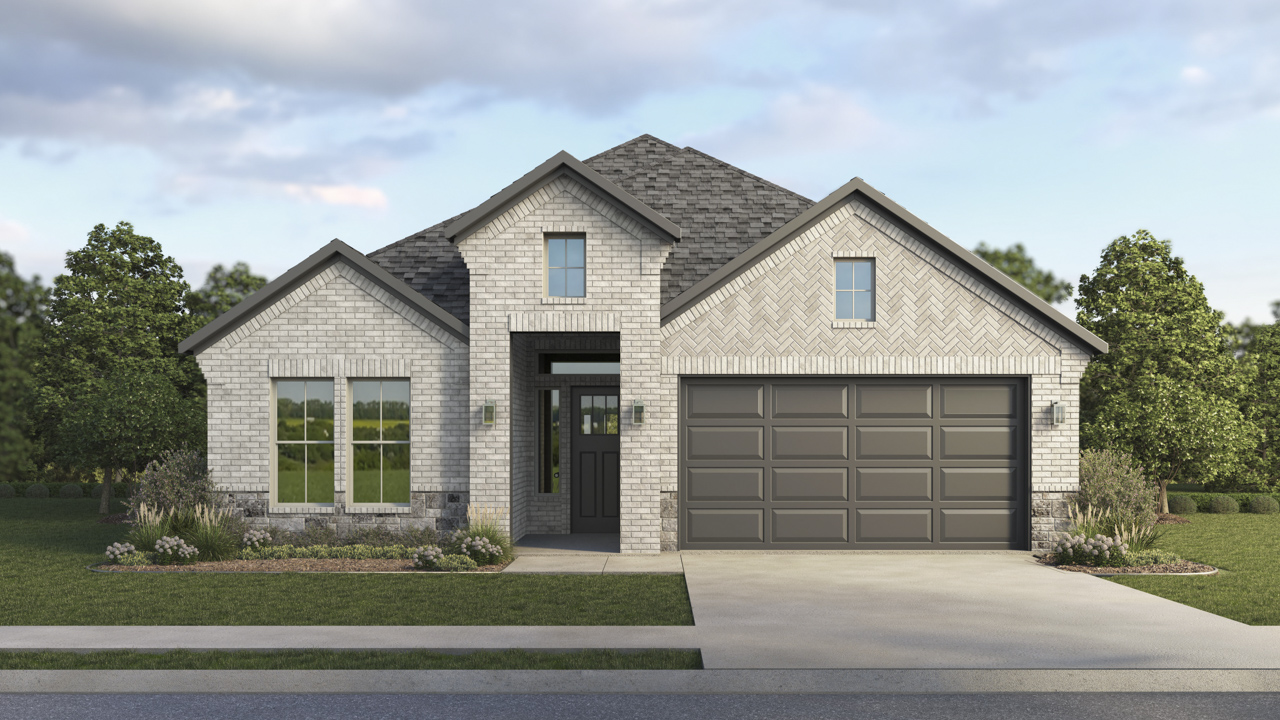 rendering of a one story home
