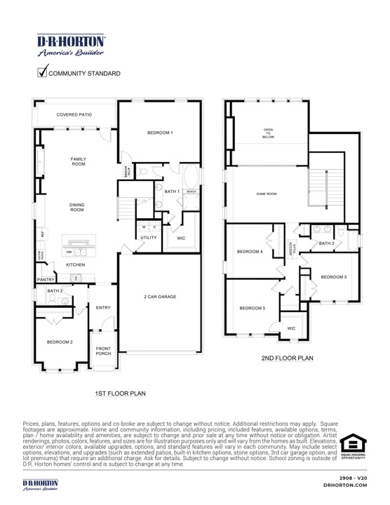 the layout of a home