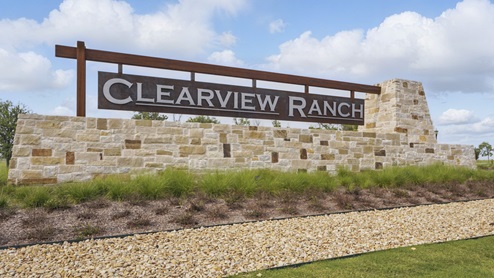 Exterior of the community entrance sign