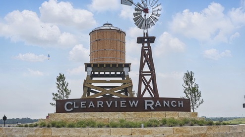 Exterior of the community entrance sign