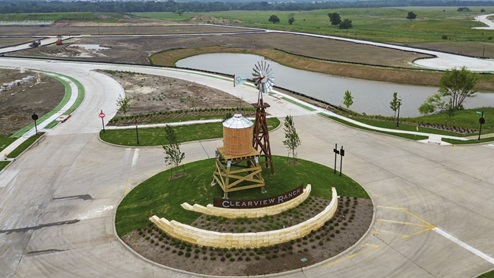 Exterior of the community entrance sign
