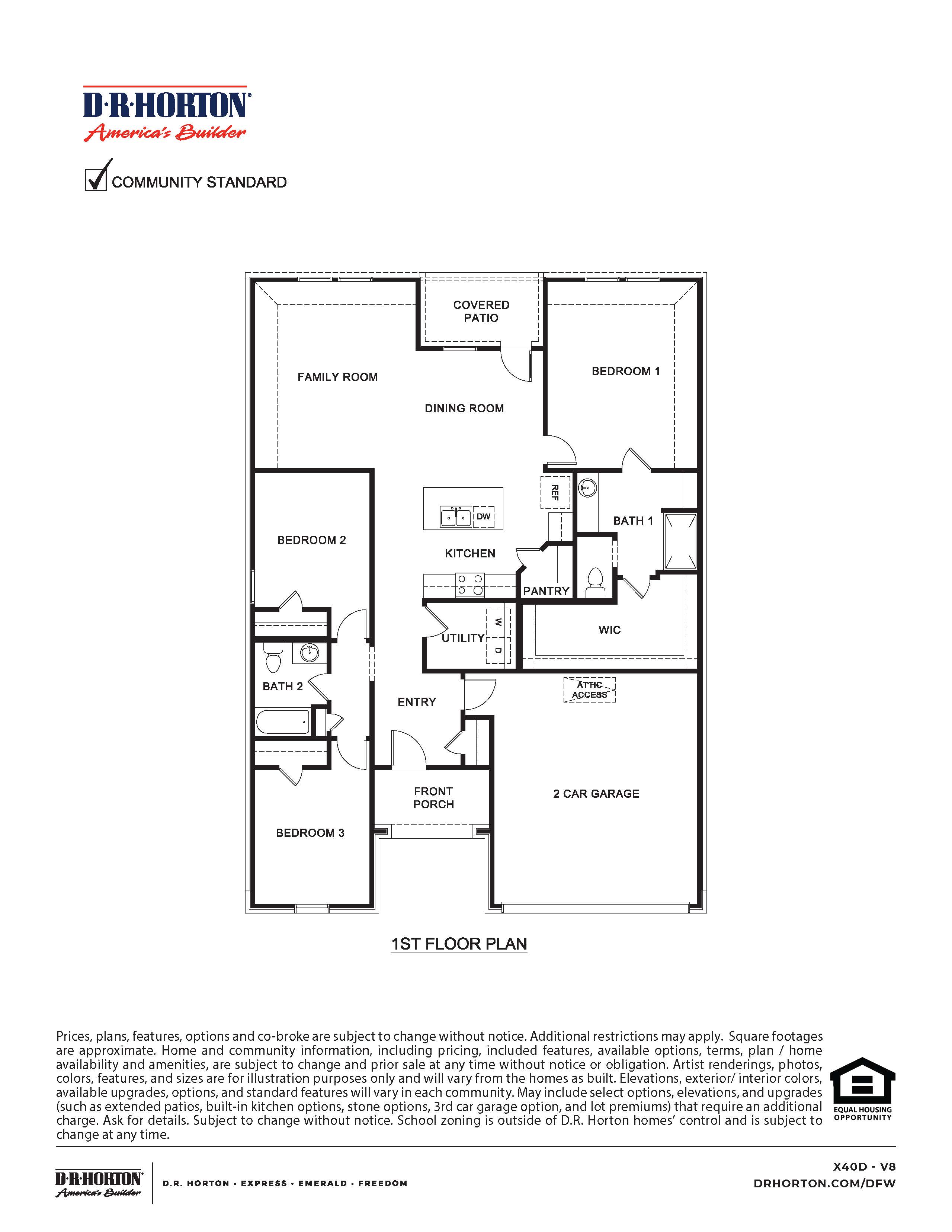 X40D floorplan
