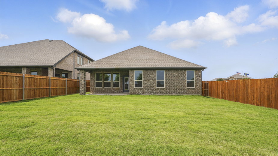 Back exterior of home