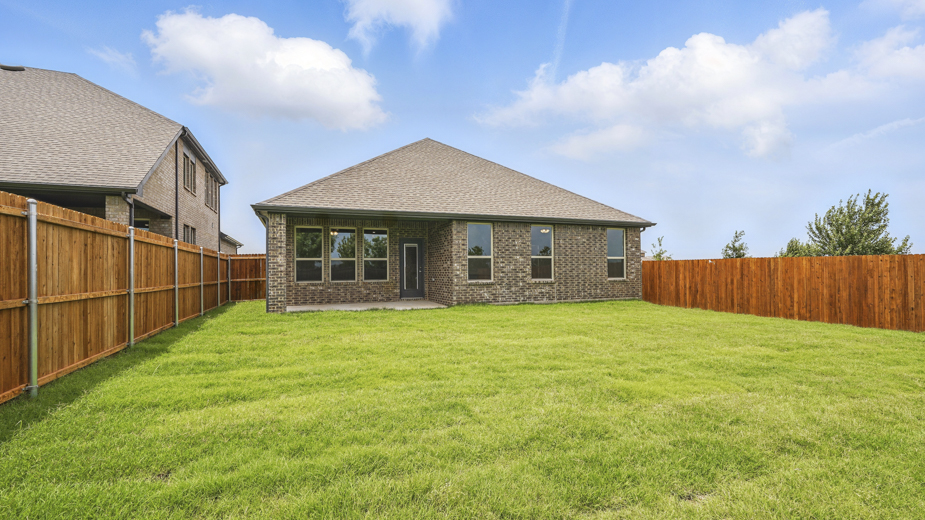 Back exterior of home