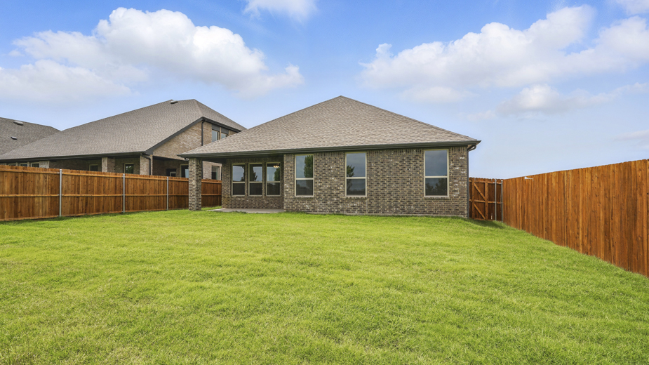 Back exterior of home