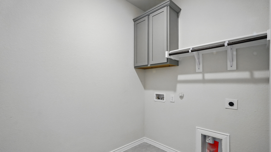 Laundry room that can fit a washer and dryer
