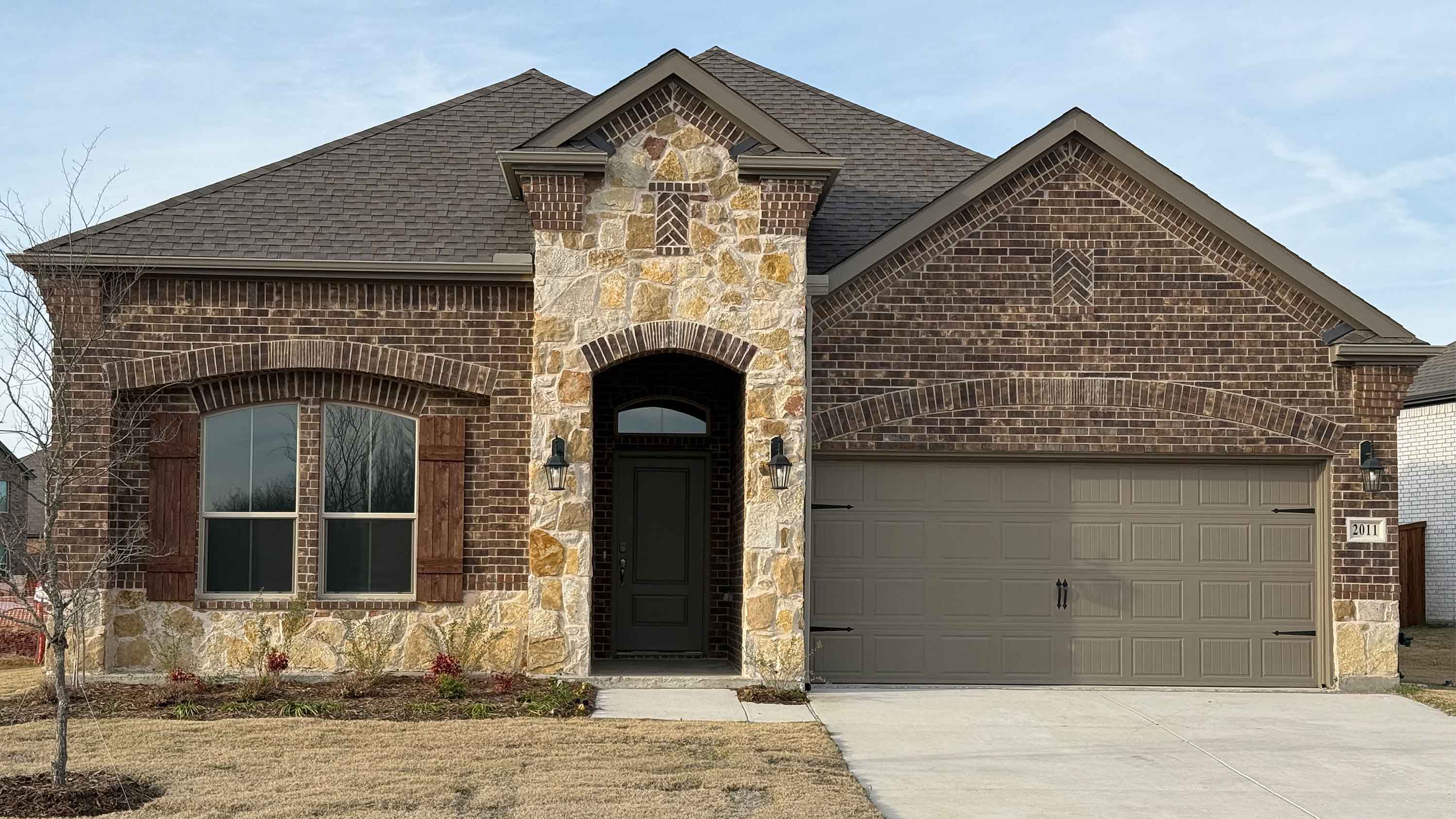 exterior front of house