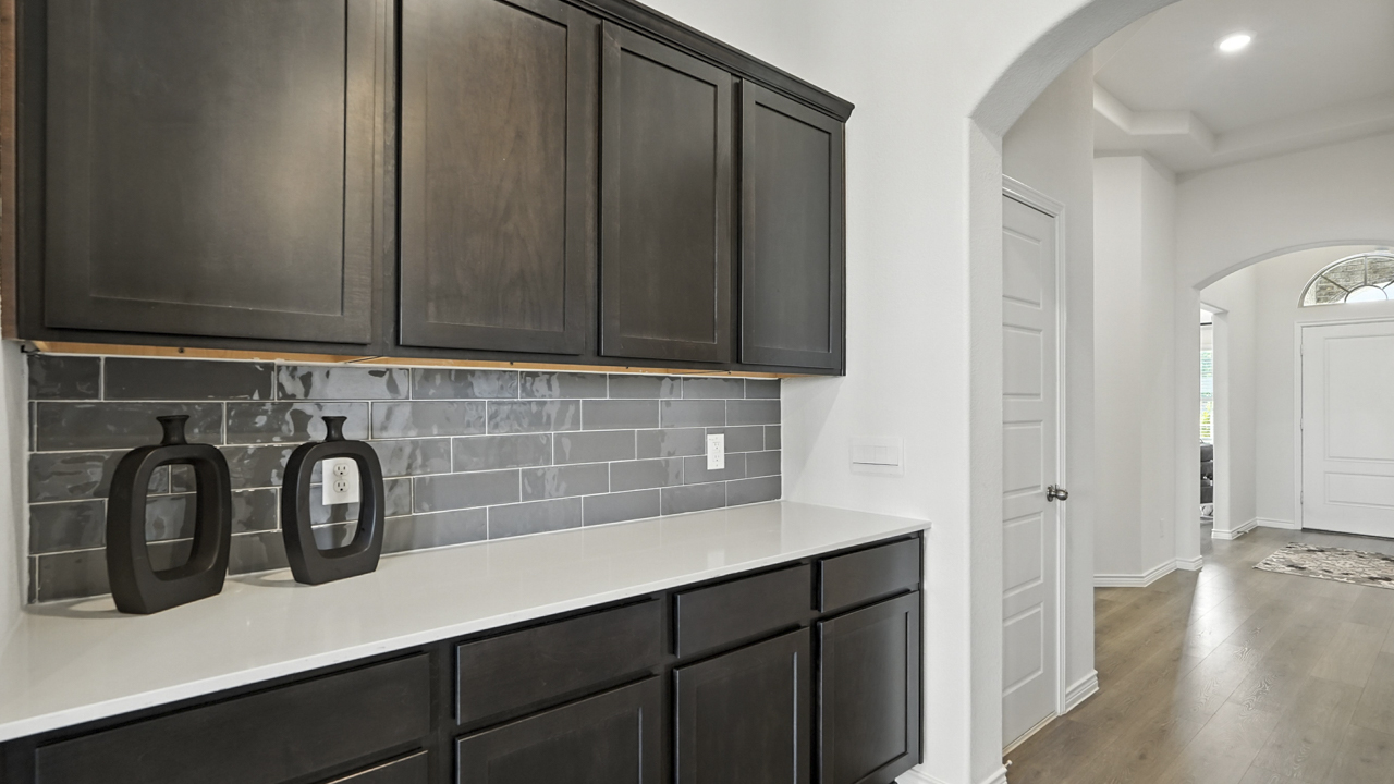 Cabinet across from kitch