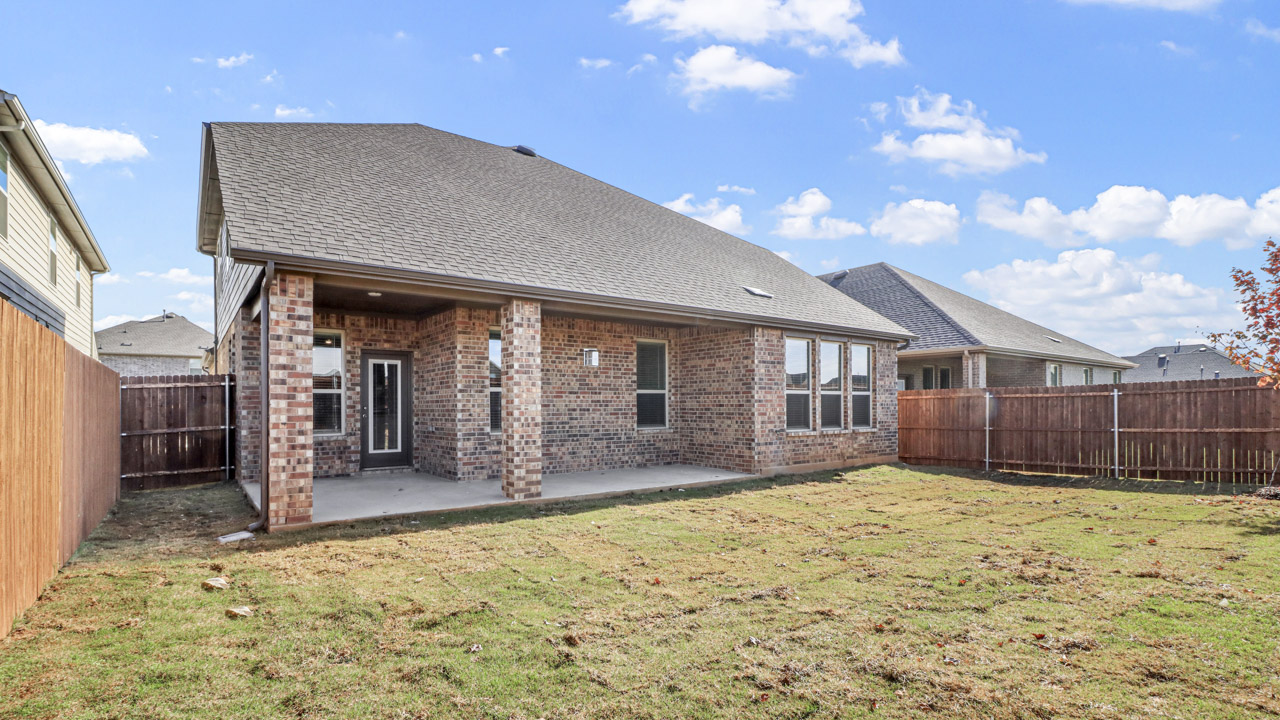 back exterior of home