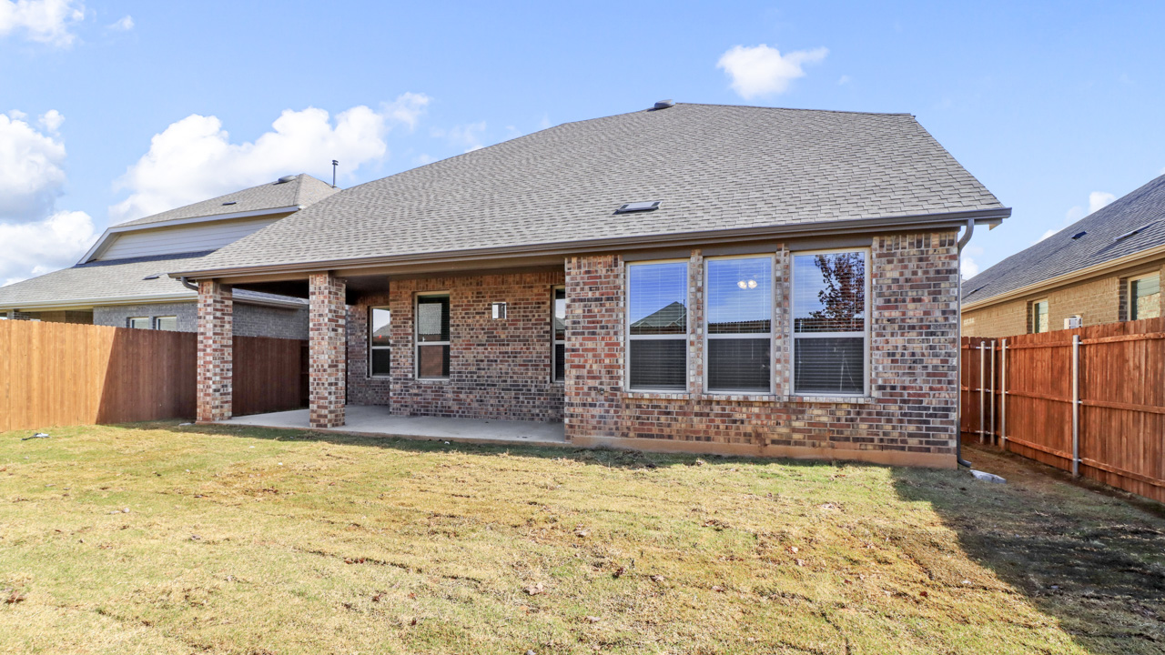 back exterior of home