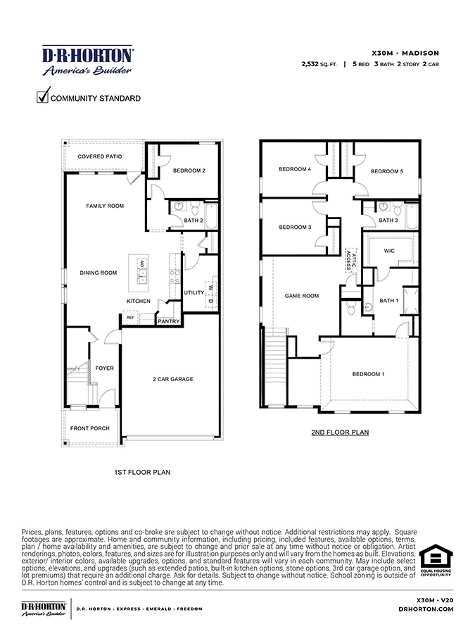 X30 M Madison floorplan image