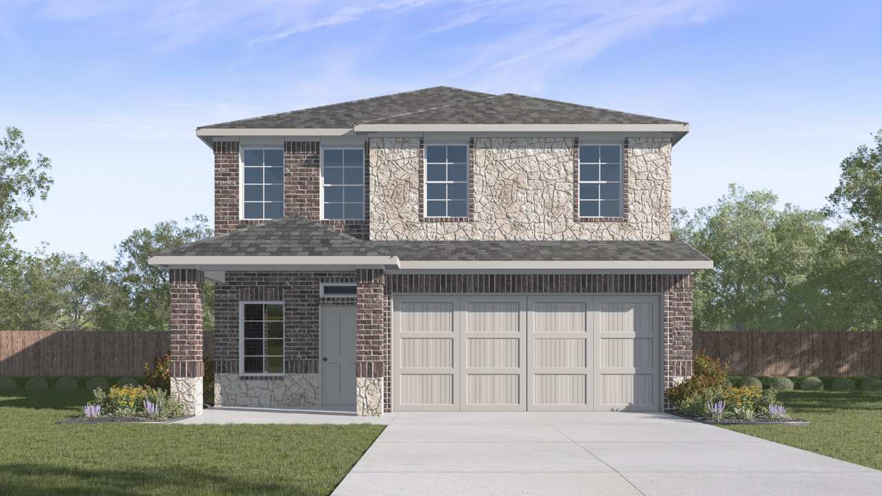 render front of home