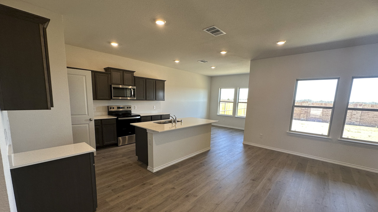 Kitchen and Living Area