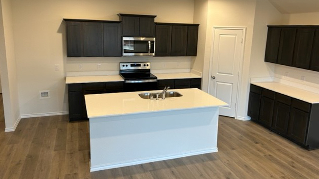 kitchen with island
