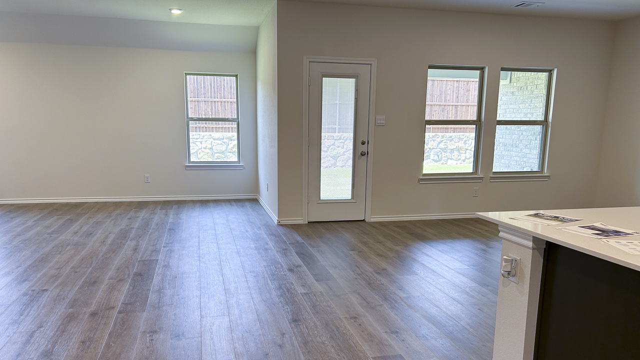 dining and living area