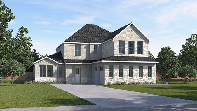 Eight Seconds/Big Houses カナダメロハーAOR Floor Plan in Peachtree Meadows | Rockwall, TX | D.R. Horton