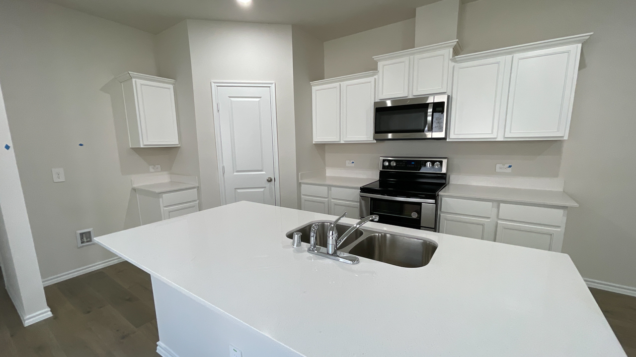 kitchen with island