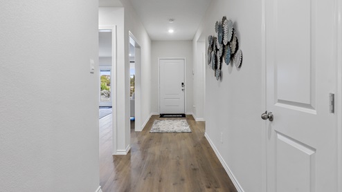 Interior hallway entry